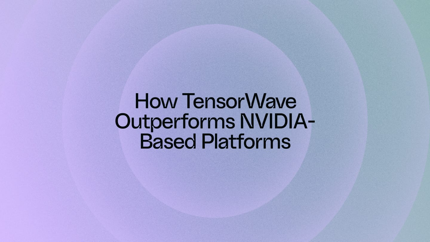 The Best AMD Cloud for AI Training: How TensorWave Outperforms NVIDIA ...
